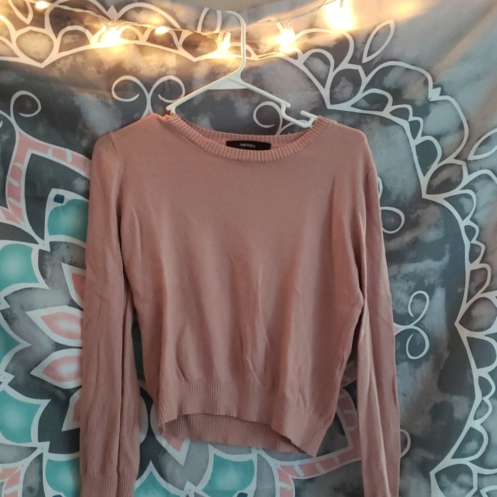 Forever 21 light pink sweater
